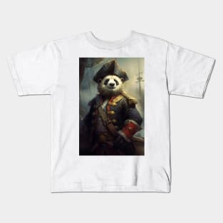 Captain Panda the Sailor Kids T-Shirt